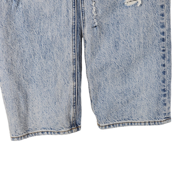 Aritzia Denim Forum Button Fly Jean 28x28 Women Joni High Rise Loose Fit Lt Blue - Picture 7 of 12